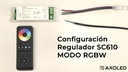 Configuración regulador SC610 MODO RGB