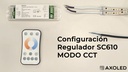 AXOLED CONFIGURACIÓN REGULADOR SC610 MODO CCT