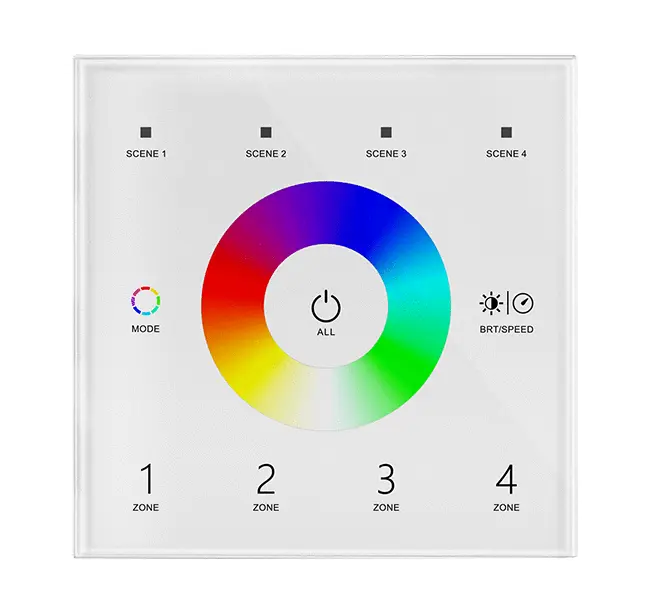 Mecanismo Master RGB DMX y RF 2.4Ghz  Táctil 220v