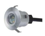 Aplique LED Empotrable Circular PRATO 1W 12V WW IP67