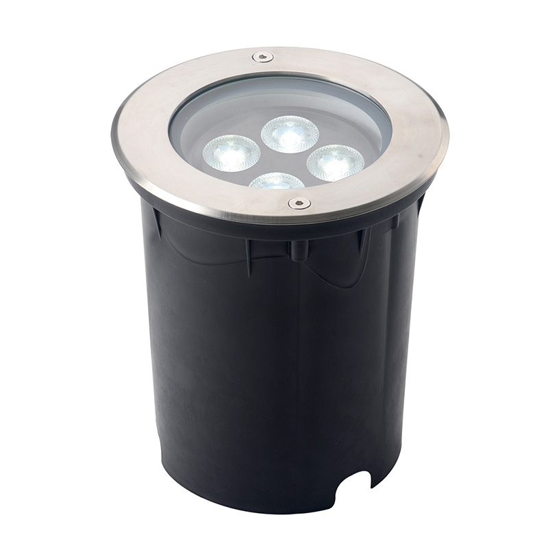 Aplique LED Empotrable Circular GENOVA WW IP67 20º basculante