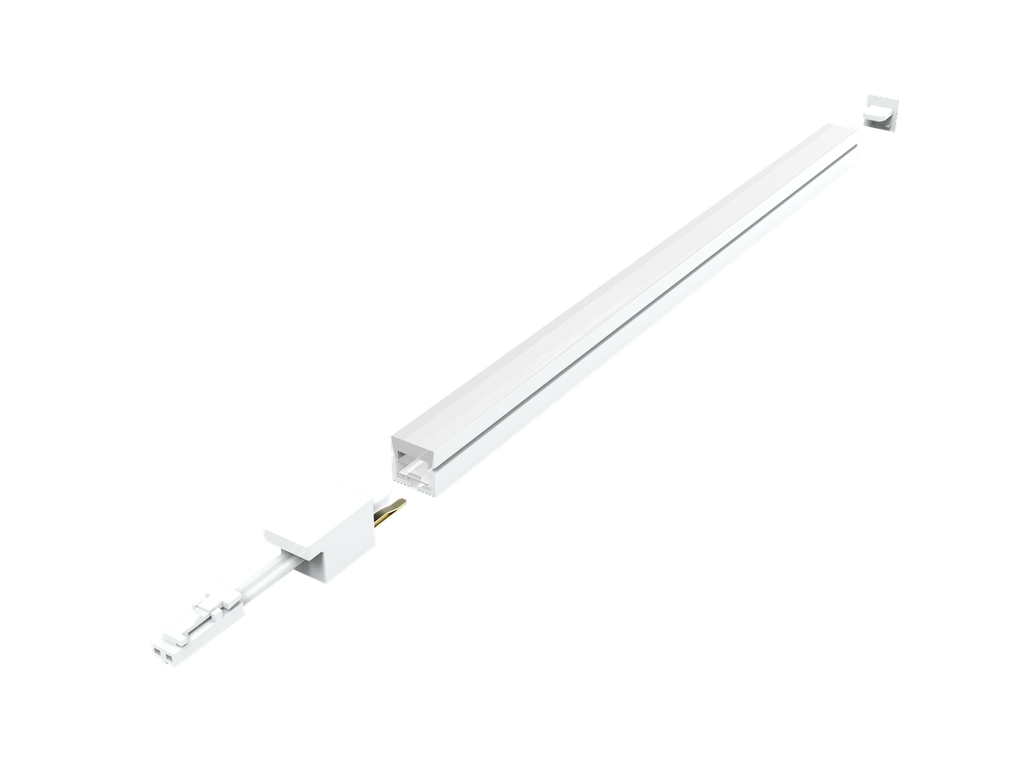 CABIN NEON retroiluminado corte libre (superficie o empotrado) N510 DC24V 10x10mm 3000K CRI>80 12W