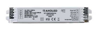 KIT EMERGENCIA LED 20/200 3W 3h - 60/200 5W 1h PANEL/ESTANCA/DOWNLIGHT