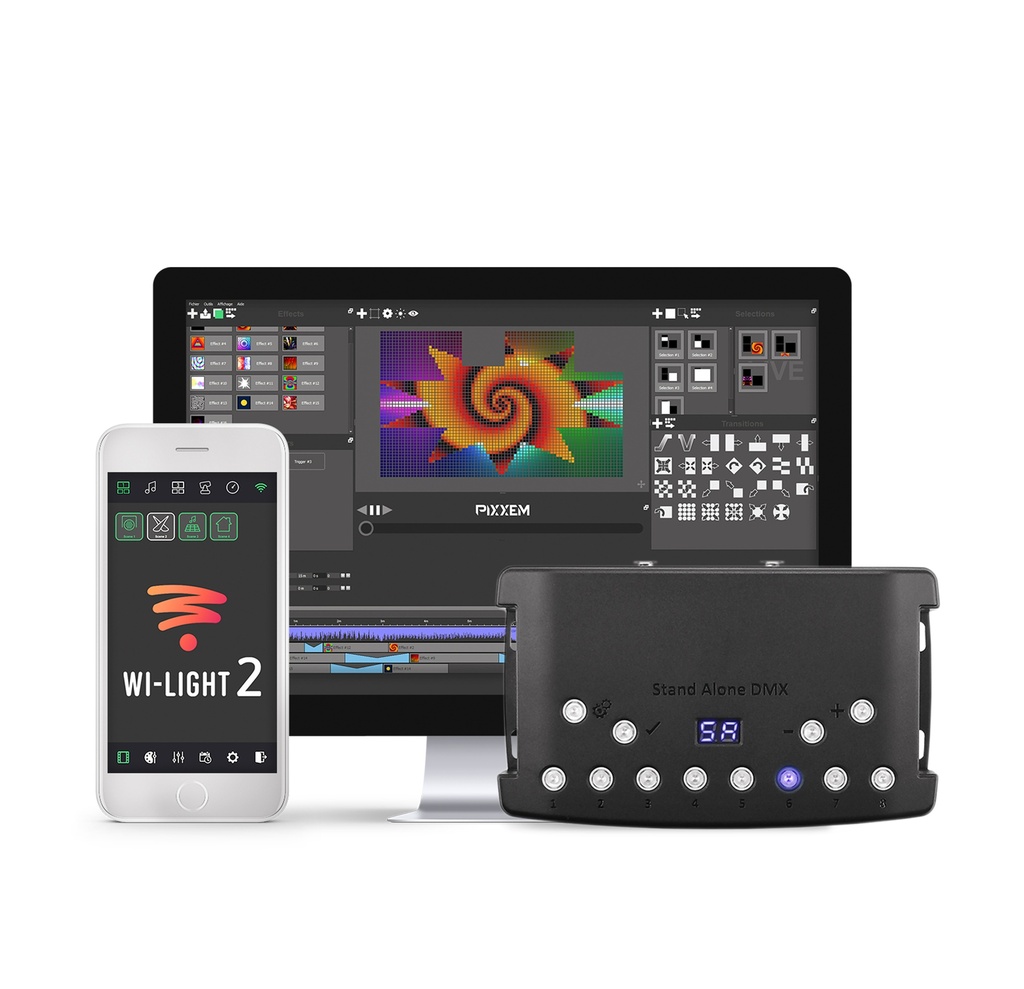 Master DMX 1024 Ethernet y Software 