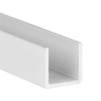 [NA304] PERFIL ALUM TIPO U NEON LED U140. 1M