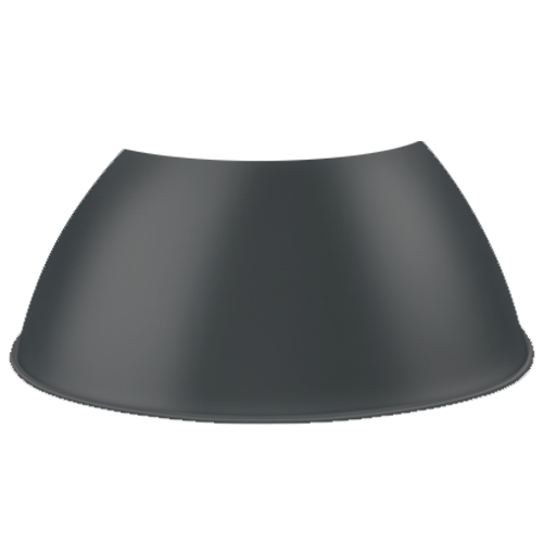[CA000N] Reflector 90º Campana SATURNO de 100W a 200W Acabado Negro