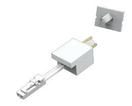 [NA533] Conector rápido DERECHA+TAPA para N530W con cable de 2M  CABIN NEON